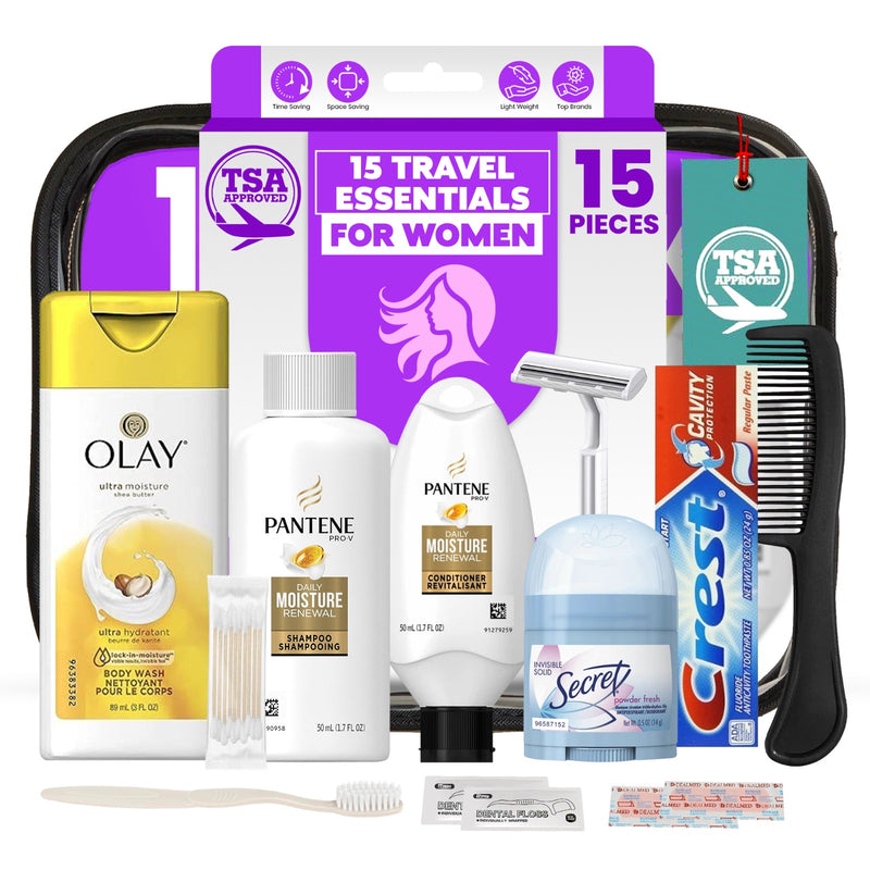 Women's Travel Toiletry Kits