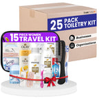 15 Piece Set Travel Toiletry Kit For Women – Features Pantene, Olay, Secret And More (Bulk Case)
