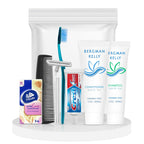 8 Piece Bulk Hygiene Kit – (25 Pack) Unisex Set Of Travel Size Toiletries